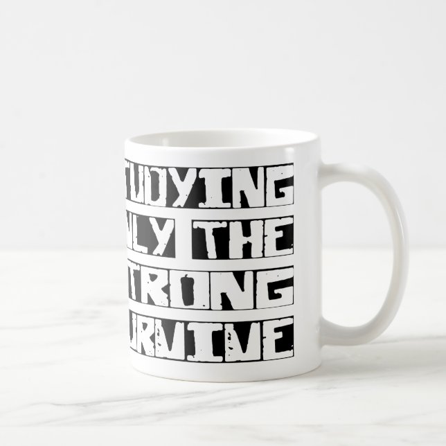 Att studera överlever kaffemugg (Höger)