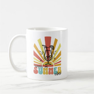 Att Suga På Sommarstämning, Retro Sol, Cocktailgla Kaffemugg