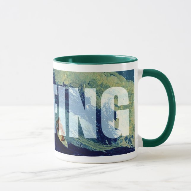 Att surfa koppen som jag skulle ganska, är att mugg (Höger)