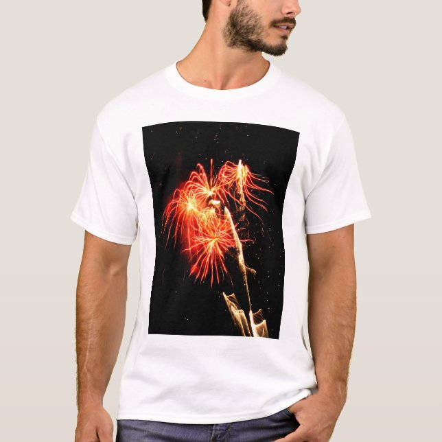 Att svänga flammar tee (Framsida)