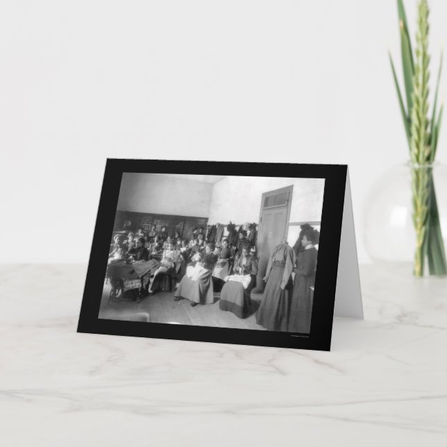 Att sy klassificerar den Howard universiteten 1900 Kort (Framsida)