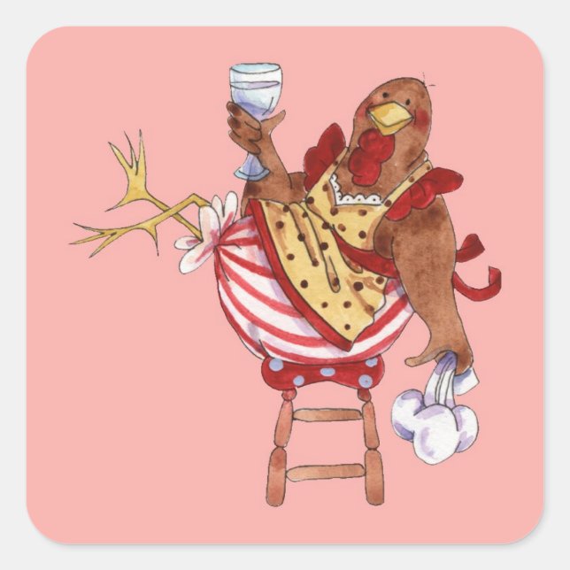 Att ta en Break Fyrkantigt Klistermärke (Framsida)