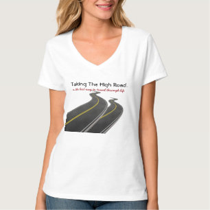 Att ta kickvägen är det bäst långt som reser t-shirt