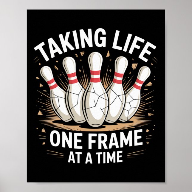 Att ta livet en Ram i en tidsinställd Roligt Poster (Framsidan)