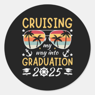 Att ta mig in i Resa Cruise 2025 S Runt Klistermärke