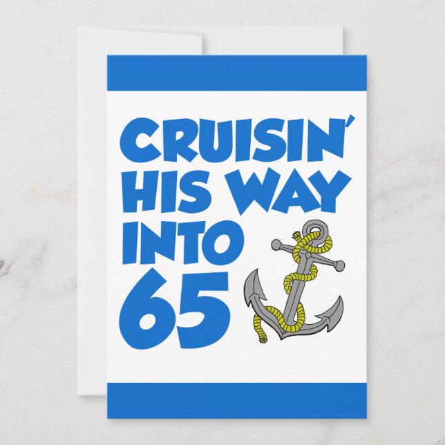 Att ta sig in i 65 Inbjudan (Framsida)