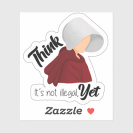Att tänka är inte olagligt än klistermärken
