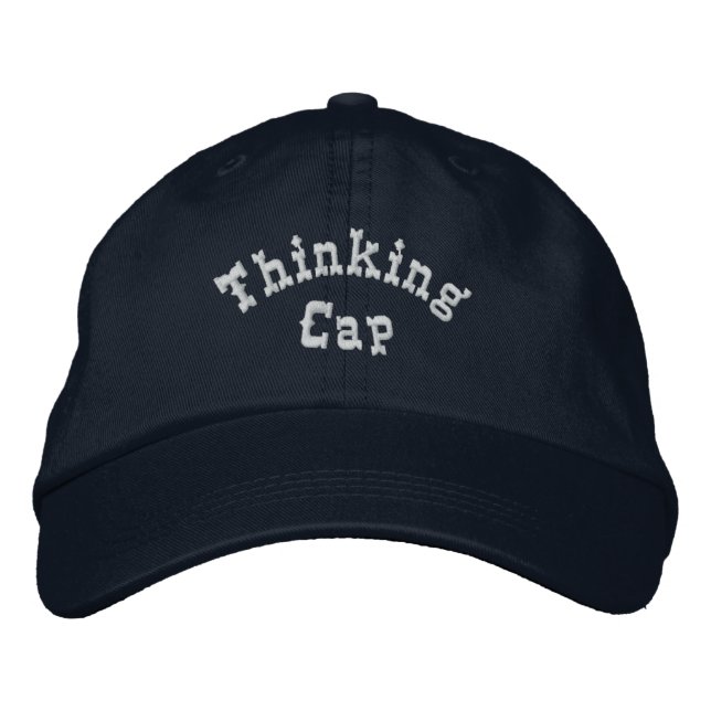 Att tänka på Cap Humous Embroiderade Hat Broderad Keps (Framsida)
