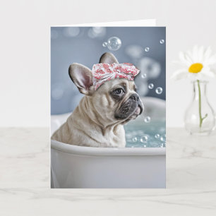 Att tänka på Cute Fransk Bulldog eller Frenchie Kort