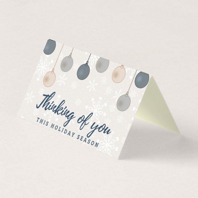 Att tänka på dig 25 Helgdagskort Kort (Framsida)