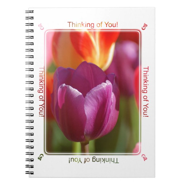 Att tänka på dig anteckningsbok med spiral (Framsidan)