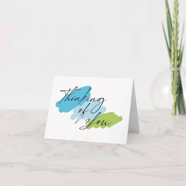 Att tänka på dig anteckningskort (Framsida)