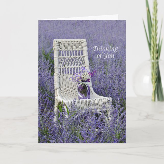 Att tänka på dig Bouquet Kort (Framsida)