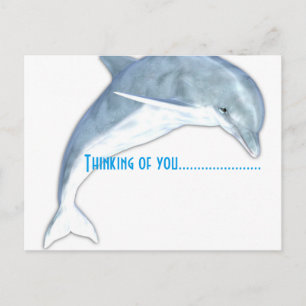 Att tänka på dig Dolphin Mode vykort