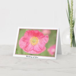 Att tänka på dig ett hälsningskort kort