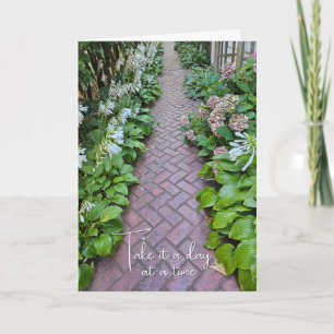 Att tänka på dig Garden Väg och Hosta Kort
