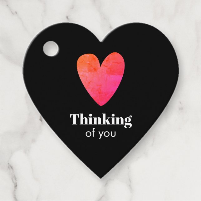 Att tänka på dig gåvor etiketter (Framsida)