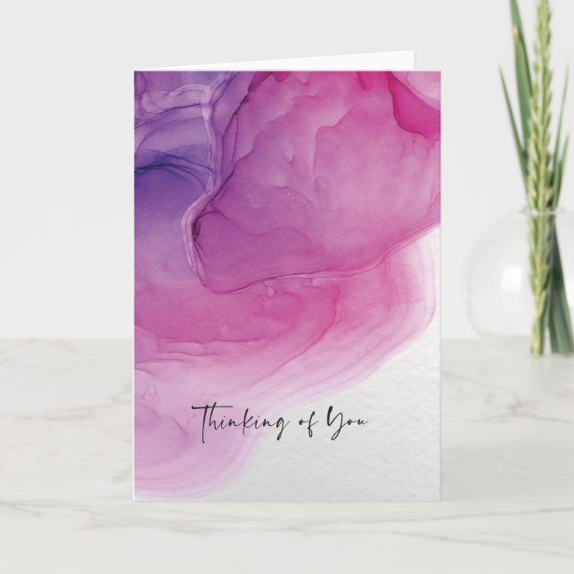 Att tänka på dig - Hälsning Card Kort (Framsida)