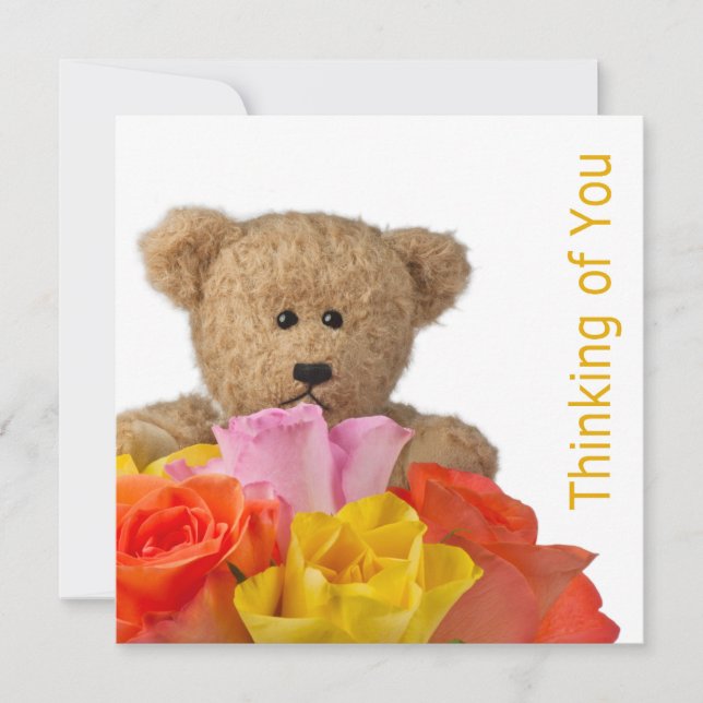 Att tänka på dig Hälsning-kort Tack Kort (Framsida)