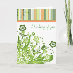 Att tänka på dig hälsningskort kort