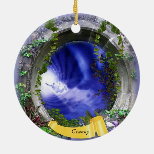 Att tänka på dig julgransprydnad keramik (Baksidan)