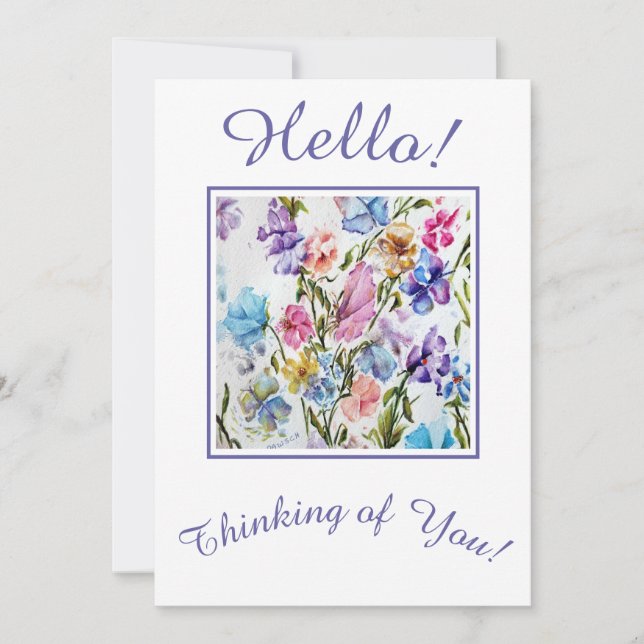 Att tänka på dig julkort (Framsida)