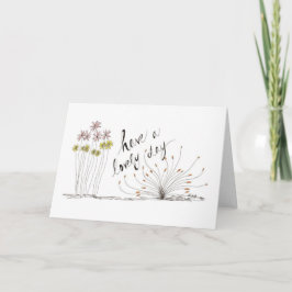 Att tänka på dig kort