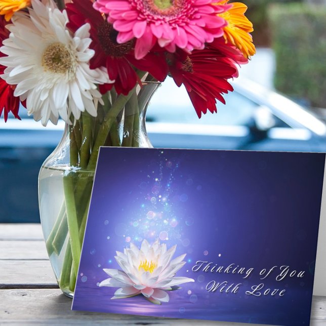 Att tänka på dig med Kärlek sympati Kort (Skapare uppladdad)