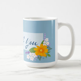 Att tänka på dig med support Bouquet Kaffemugg