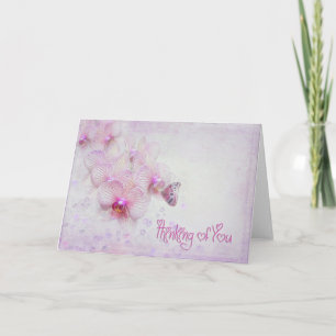 Att tänka på dig Orchids Kort