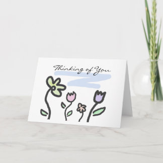 Att tänka på dig - Pastel Garden Kort
