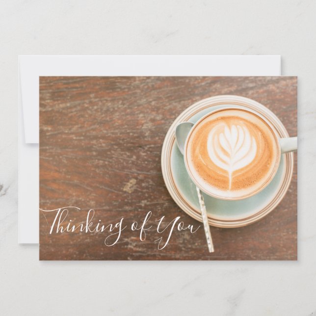 Att tänka på dig Photo Anteckningskort (Framsida)