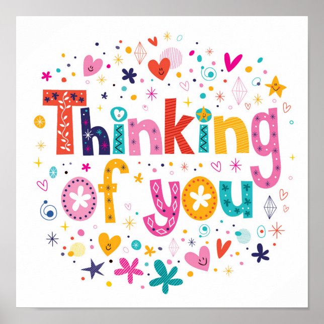 Att tänka på dig poster (Framsidan)
