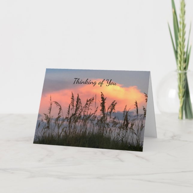 Att tänka på dig Sympathy Card Kort (Framsida)