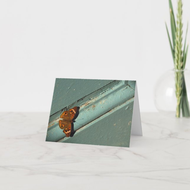 Att tänka på dig/Sympathy Card med Butterfly Kort (Framsida)