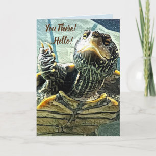 Att tänka på dig Turtle Card Kort