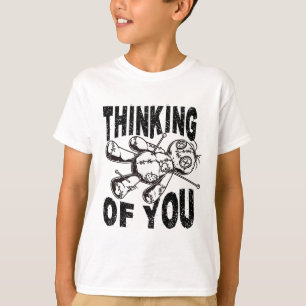 Att tänka på dig Voodoo Doll Funny Halloween 2024 T Shirt