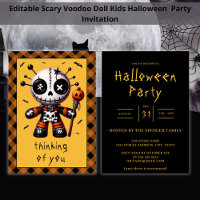 Att tänka på dig Voodoo Doll Halloween fest