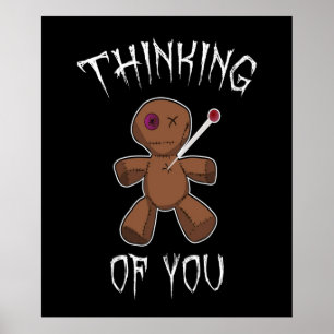 Att tänka på dig Voodoo Doll Poster