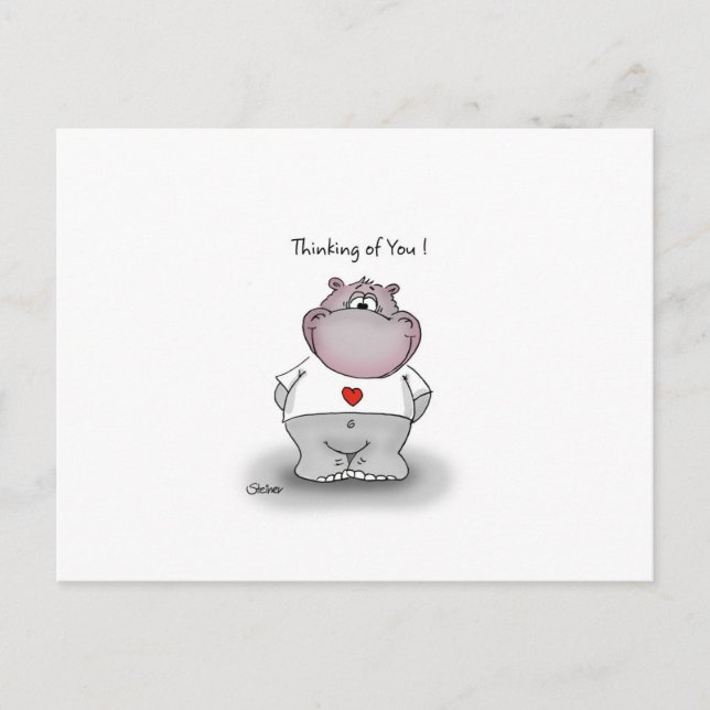 Att tänka på dig vykort (Framsida)