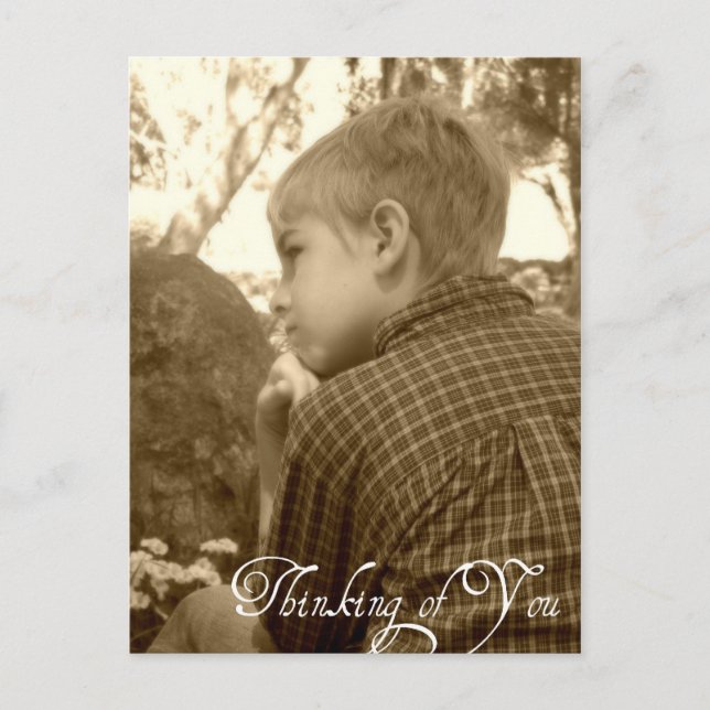 Att tänka på dig vykort (Framsida)