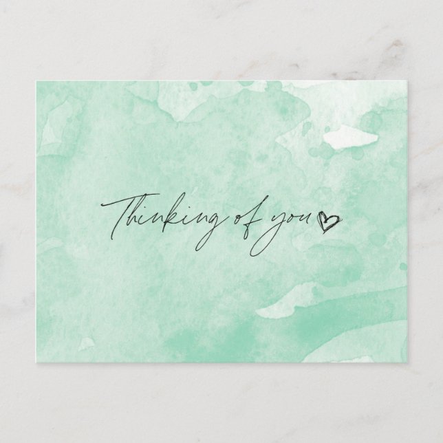 Att tänka på dig vykort (Framsida)