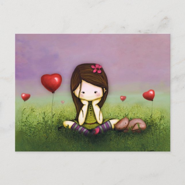 Att tänka på dig vykort (Framsida)