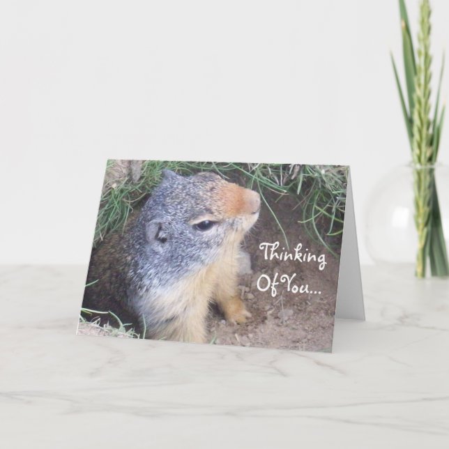 Att tänka på ditt Groundhog Card Kort (Framsida)