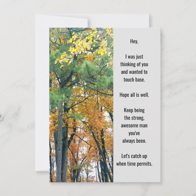 Att tänka på ditt platta hälsningskort (Framsida)