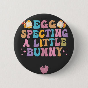 Att tänka på en liten Gravid från Bunny Påsk Knapp