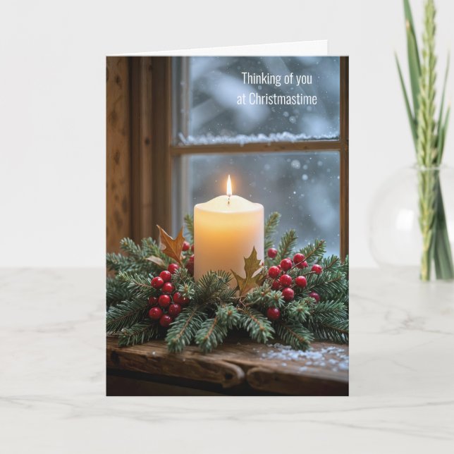 Att tänka på er jul helgkort (Framsida)