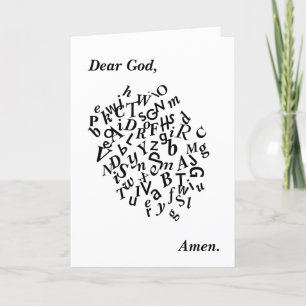 Att tänka på er Prayer Kort