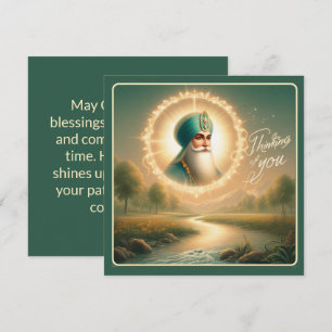 Att tänka på Guru Nanak Blessings Kort