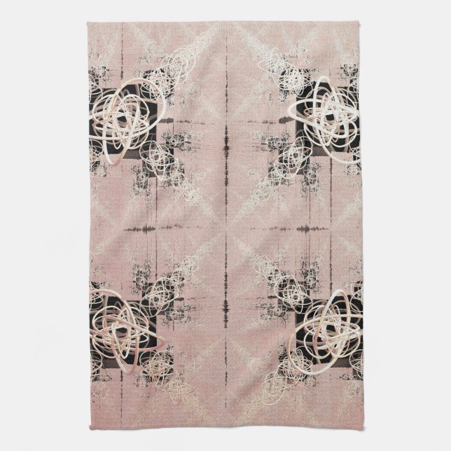 Att tänka på Pastel Twists Tea Towel Kökshandduk (Vertikal)